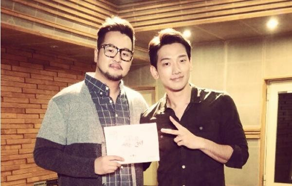 Việc Rain không chịu mời bạn đi ăn được cho chỉ là do người bạn (Kim Tae-woo) nói đùa. Ảnh: Instagram.