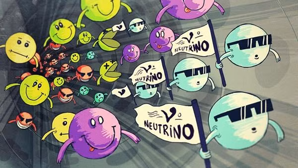 Neutrino được gọi là những hạt cơ bản "mờ ám" nhất. Ảnh minh họa: Sandbox Studio, Chicago with Ana Kova.