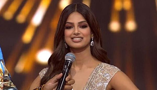 Harnaaz được đào tạo kỹ lưỡng cả về giọng nói lẫn nội dung nói. Ảnh: Sambad.