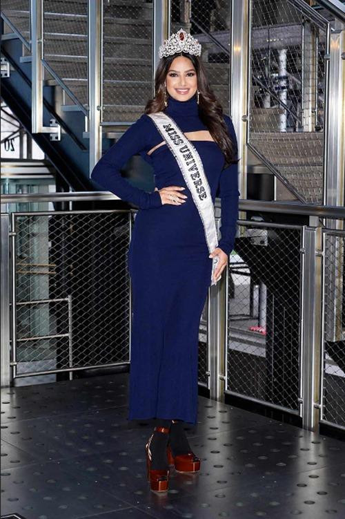 Bộ trang phục này cũng vẫn không được khen. Ảnh: Charles Sykes/ AP.