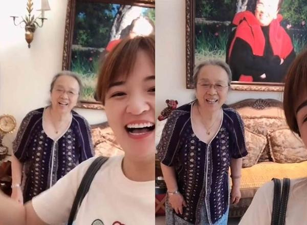 Bà Lý Minh Khải đã 86 tuổi nhưng cảm thấy mình &quot;vẫn trẻ trung&quot;. Ảnh: 8days.