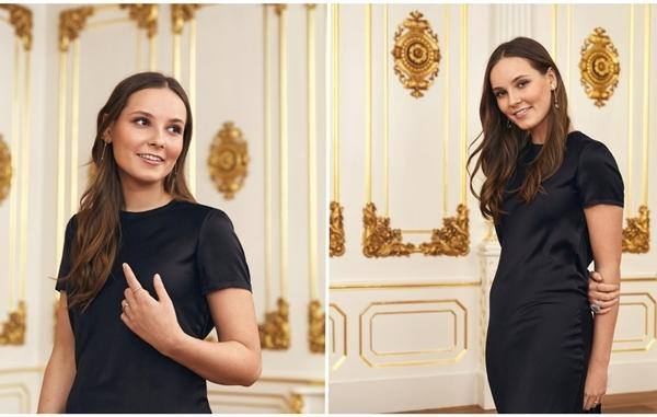 Ingrid mặc váy cũ của mẹ trong những bức ảnh chính thức mừng sinh nhật. Ảnh: Instagram.