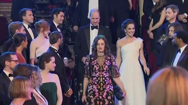 Vợ chồng William - Kate trong một lần đến dự lễ trao giải BAFTA. Ảnh: BAFTA.
