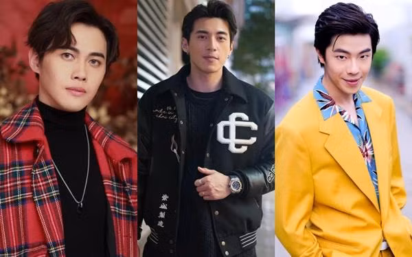 3 nam nghệ sĩ Hong Kong, được cho là đều đang hẹn hò với Celina. Ảnh: Instagram.