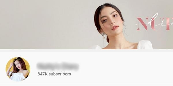 Trang YouTube của Natthamon. (Ảnh chụp màn hình). Trang YouTube của Natthamon. (Ảnh chụp màn hình).