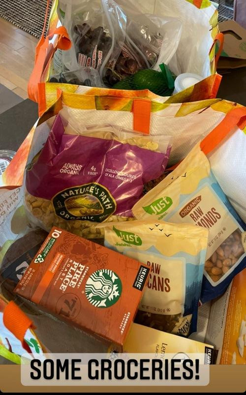 Một ít thực phẩm cho những ngày cách ly. Ảnh: Instagram. Một ít thực phẩm cho những ngày cách ly. Ảnh: Instagram.