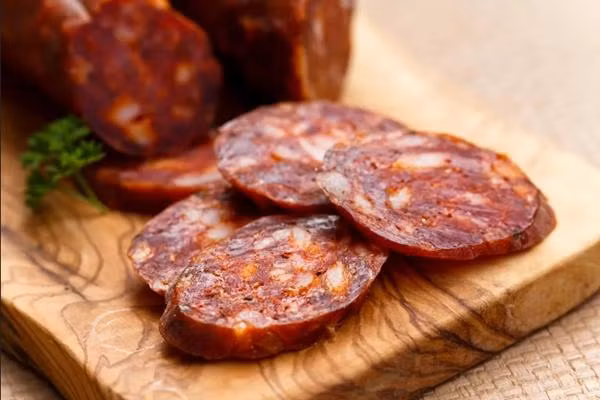 Đây là xúc xích chorizo. Ảnh: Epicurious.