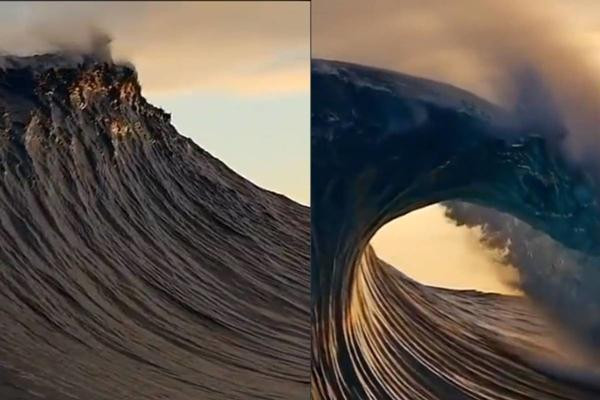 Dù là sóng biển cao, hay là mây thấp, thì trông cũng đều rất đáng sợ. Ảnh: Astronautics & Space Science.