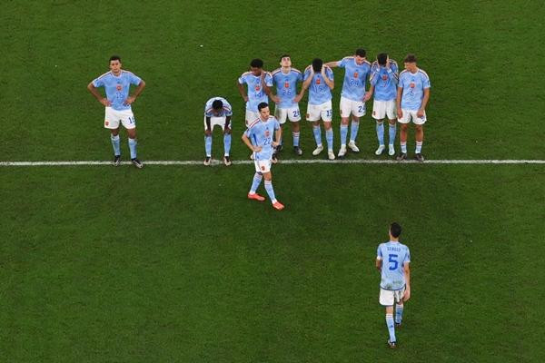 Giờ thì Tây Ban Nha được coi là đội có kỷ lục sút luân lưu tệ nhất của các kỳ World Cup. Ảnh: Getty.