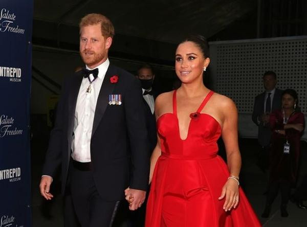 Meghan nói vợ chồng cô vui mừng khi rời khỏi Hoàng gia Anh. Ảnh: Getty. Meghan nói vợ chồng cô vui mừng khi rời khỏi Hoàng gia Anh. Ảnh: Getty.