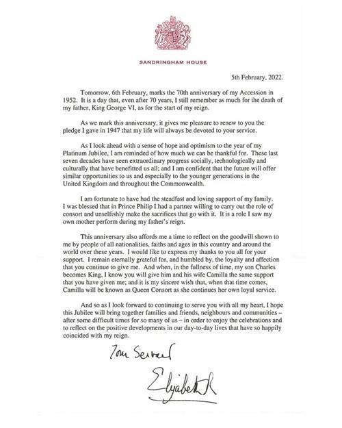 Thông điệp mới của Nữ hoàng Anh. Ảnh: The Royal Family.