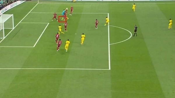 Estrada bị coi là việt vị. Ảnh: Fox Sports.