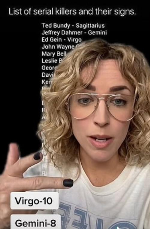 Lauren thấy cung Xử Nữ xuất hiện nhiều nhất trong danh sách của cô. Ảnh: Lauren Elaine Skirvin.