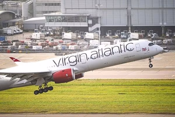 Một chuyến bay của Virgin Atlantic. Ảnh: PA. Một chuyến bay của Virgin Atlantic. Ảnh: PA.