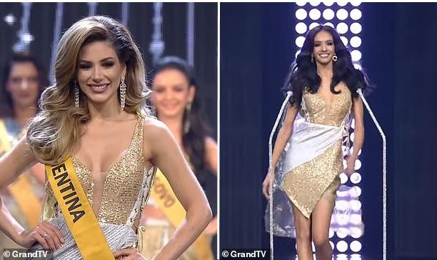 Hai Hoa hậu dự thi Miss Grand International năm 2020 và đã gặp nhau. Ảnh: GrandTV.