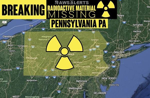 Một hình ảnh cảnh báo về việc thiết bị hạt nhân biến mất. Ảnh: Twitter.