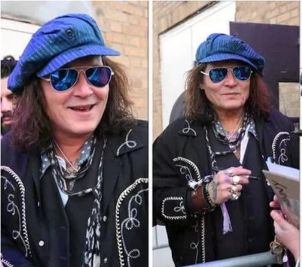 Hình ảnh mới của Johnny Depp. Ảnh: Express. Hình ảnh mới của Johnny Depp. Ảnh: Express.