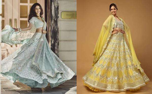 Manasa Varanasi (trái) và Harnaaz Sandhu (phải). Ảnh: Instagram; Pinkvilla. Manasa Varanasi (trái) và Harnaaz Sandhu (phải). Ảnh: Instagram; Pinkvilla.