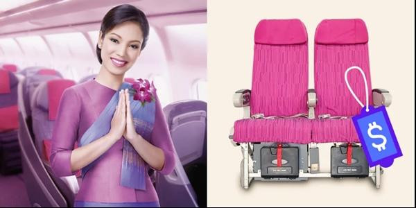 Thai Airways bán ghế máy bay cho khách hàng mua về nhà ngồi. Ảnh: Mashable. Thai Airways bán ghế máy bay cho khách hàng mua về nhà ngồi. Ảnh: Mashable.