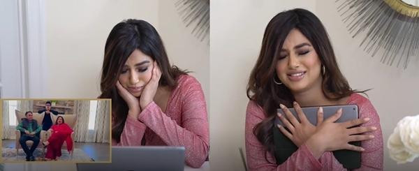 Nhớ nhà muốn khóc khi gọi điện video với gia đình. Ảnh: Instagram. Nhớ nhà muốn khóc khi gọi điện video với gia đình. Ảnh: Instagram.