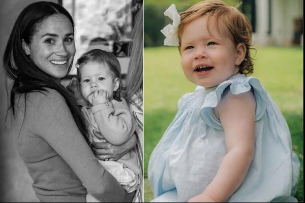 Vài tiếng sau khi nhà Cambridge đăng ảnh, nhà Sussex cũng đăng ảnh mới của con mình. Ảnh: Misan Harriman/ Twitter.