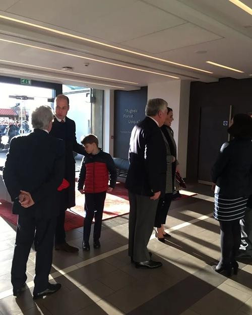 George được bố mẹ cho đi cùng trong sự kiện mới. Ảnh: Instagram.