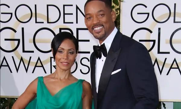 Jada Pinkett Smith và Will Smith ở lễ trao giải Quả Cầu Vàng năm 2016. Ảnh: BEI/ REX Shutterstock.