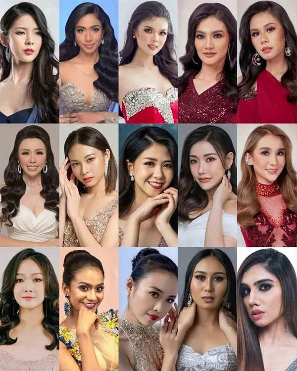 Top 15 thí sinh của Hoa hậu Quốc tế Malaysia (ảnh Abby Lee ở hàng dưới cùng, chính giữa). Ảnh: Angelopedia. Top 15 thí sinh của Hoa hậu Quốc tế Malaysia (ảnh Abby Lee ở hàng dưới cùng, chính giữa). Ảnh: Angelopedia.