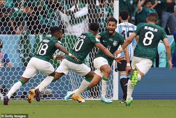 Ả Rập Xê Út đã có chiến thắng gây sốc trước Argentina. Ảnh: Getty Images. Ả Rập Xê Út đã có chiến thắng gây sốc trước Argentina. Ảnh: Getty Images.