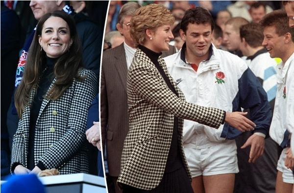 Kate mặc giống Công nương Diana. Ảnh: Getty Images; Shutterstock. Kate mặc giống Công nương Diana. Ảnh: Getty Images; Shutterstock.