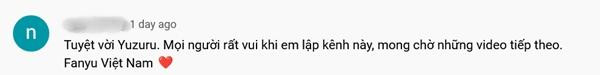 Có không ít fan người Việt đã viết bình luận. (Ảnh chụp màn hình). Có không ít fan người Việt đã viết bình luận. (Ảnh chụp màn hình).