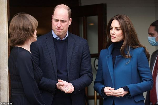 William - Kate vừa thực hiện công việc chính thức đầu tiên của năm 2022. Ảnh: Reuters. William - Kate vừa thực hiện công việc chính thức đầu tiên của năm 2022. Ảnh: Reuters.