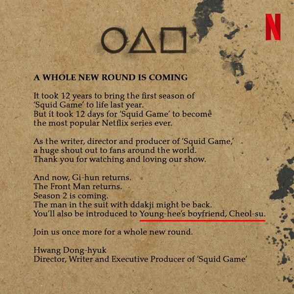 Bức thư tiết lộ tin tức về bạn trai của búp bê Young-hee. Ảnh: Instagram. Bức thư tiết lộ tin tức về bạn trai của búp bê Young-hee. Ảnh: Instagram.