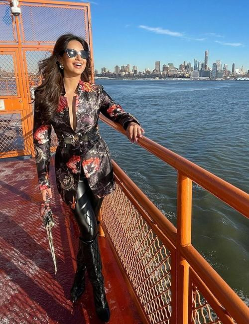 Ảnh chụp ở Mỹ mà Harnaaz mới đăng. Ảnh: Instagram. Ảnh chụp ở Mỹ mà Harnaaz mới đăng. Ảnh: Instagram.