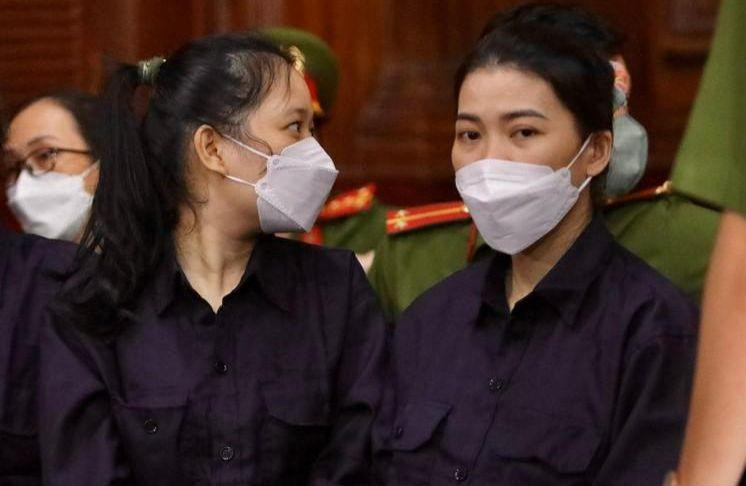 Bị cáo Huỳnh Thị Ngọc Như (phải).