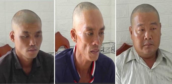 Ba trong số 5 bị can liên quan vụ án. Ba trong số 5 bị can liên quan vụ án.