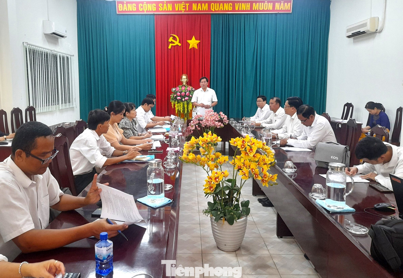 Quang cảnh họp báo. Ảnh: Cảnh Kỳ