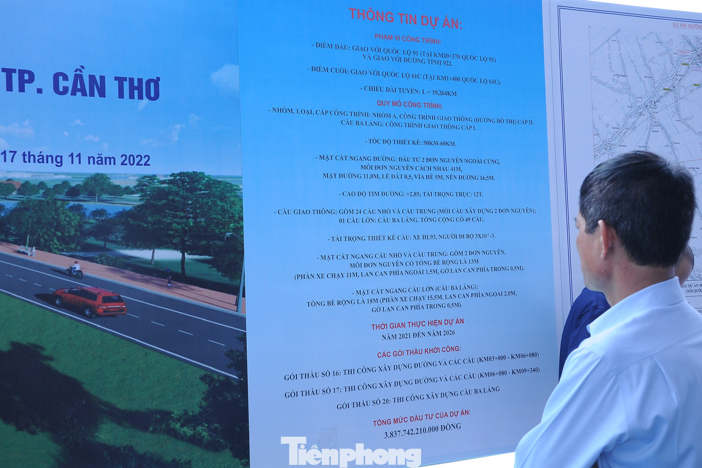 Dự án khởi công ngày 17/11/2022.