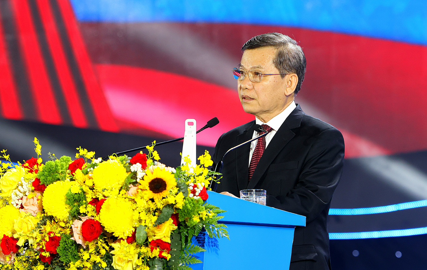 Bí thư Trung ương Đảng, Chánh án TAND Tối cao Lê Minh Trí phát biểu. Bí thư Trung ương Đảng, Chánh án TAND Tối cao Lê Minh Trí phát biểu.