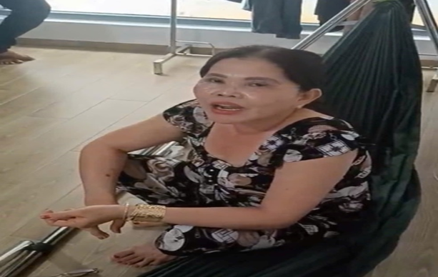 Phạm Thị Kiều Nga lúc bị bắt.