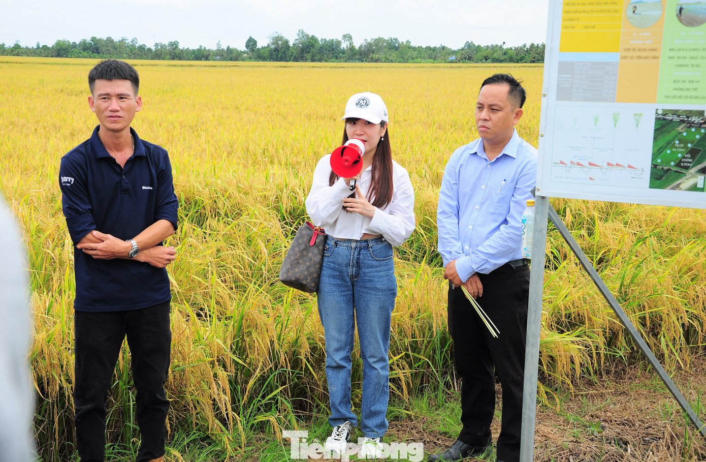 Đại diện các đơn vị thông tin kết quả thí điểm mô hình. Ảnh: CK Đại diện các đơn vị thông tin kết quả thí điểm mô hình. Ảnh: CK