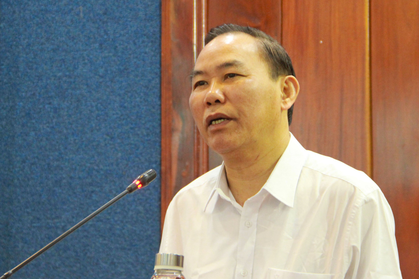 Thứ trưởng Bộ NN&PTNT Phùng Đức Tiến phát biểu tại hội nghị. Thứ trưởng Bộ NN&PTNT Phùng Đức Tiến phát biểu tại hội nghị.