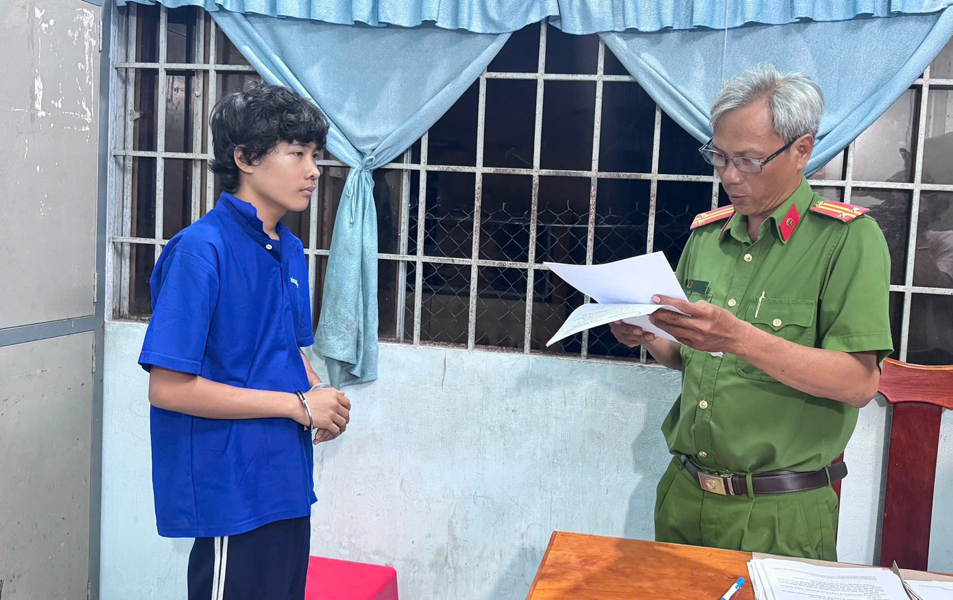 Huỳnh Tấn Tài khi bị bắt.