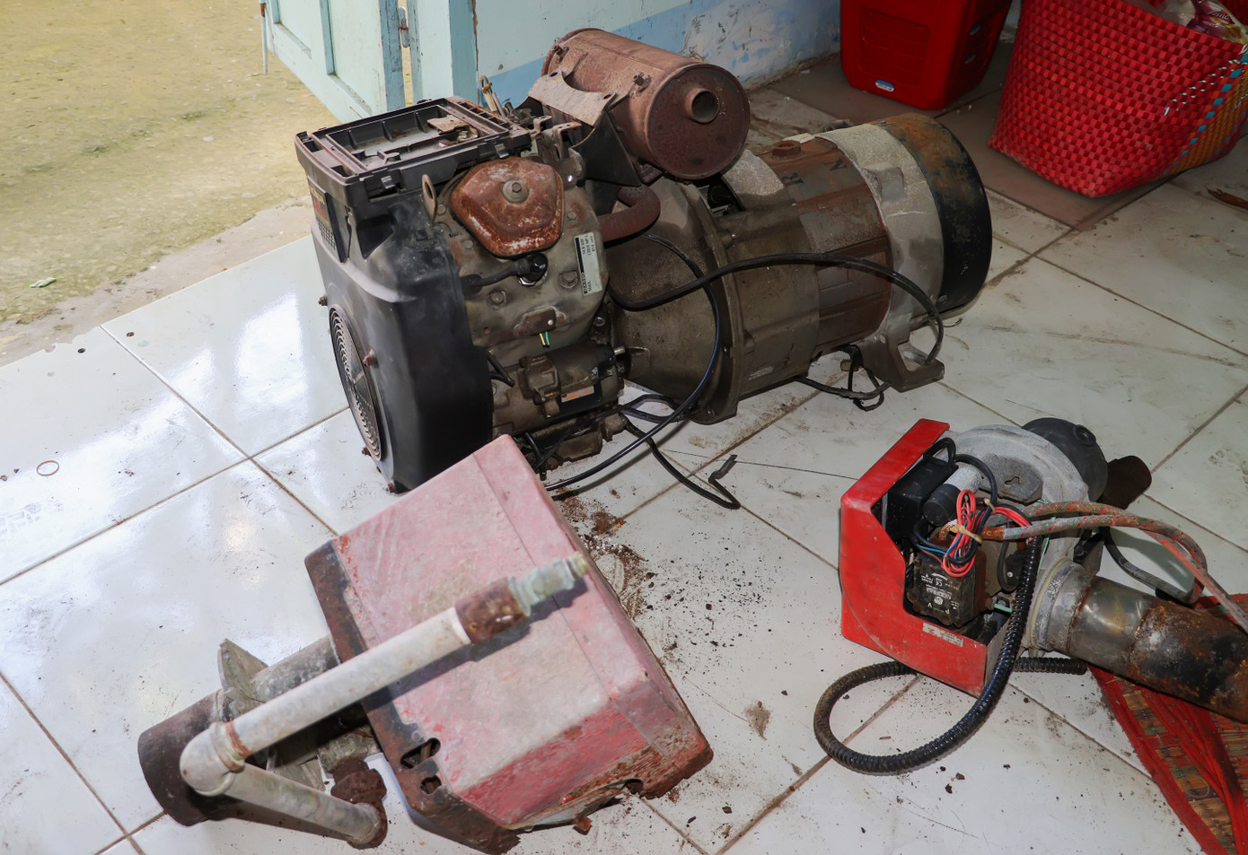 Tang vật vụ trộm.