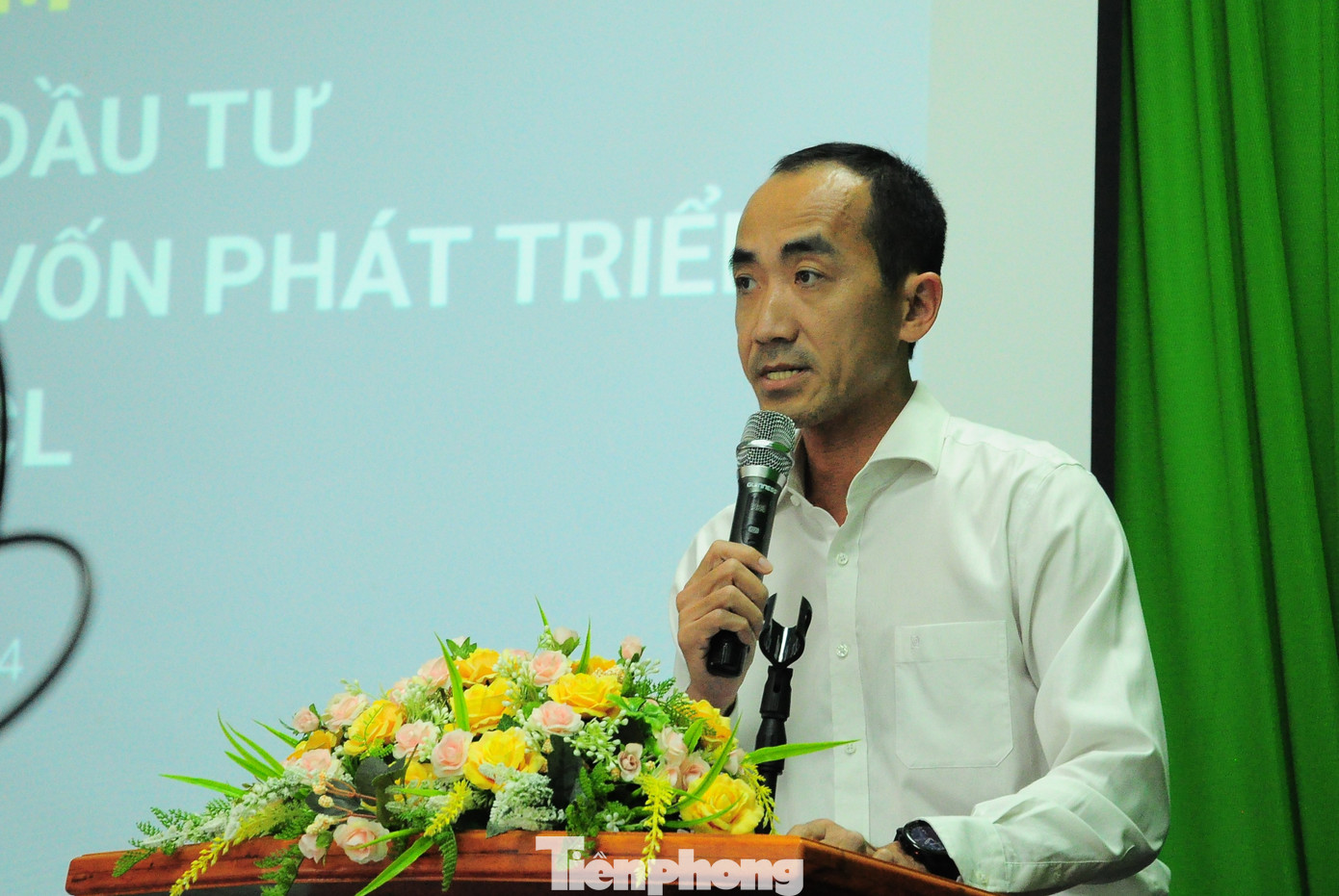 Ông Nguyễn Phương Lam - Giám đốc VCCI ĐBSCL - phát biểu tại tọa đàm. Ảnh: CK.