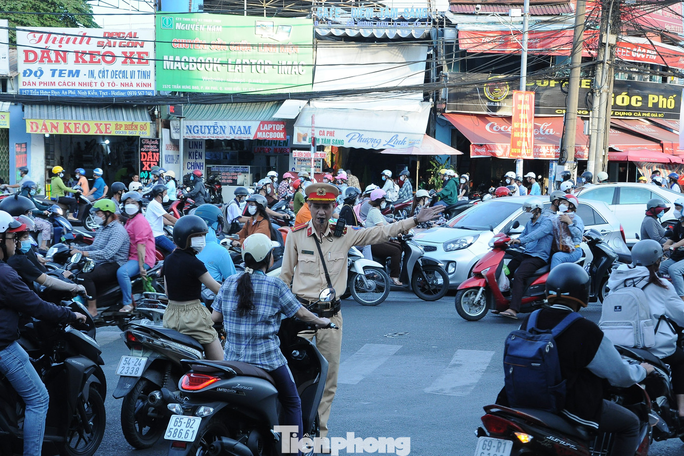 Nút giao Mậu Thân - 3 Tháng 2 - Trần Hưng Đạo là một trong hai nút giao được ưu tiên thực hiện cải tạo trong năm 2023-2024. Ảnh: Cảnh Kỳ