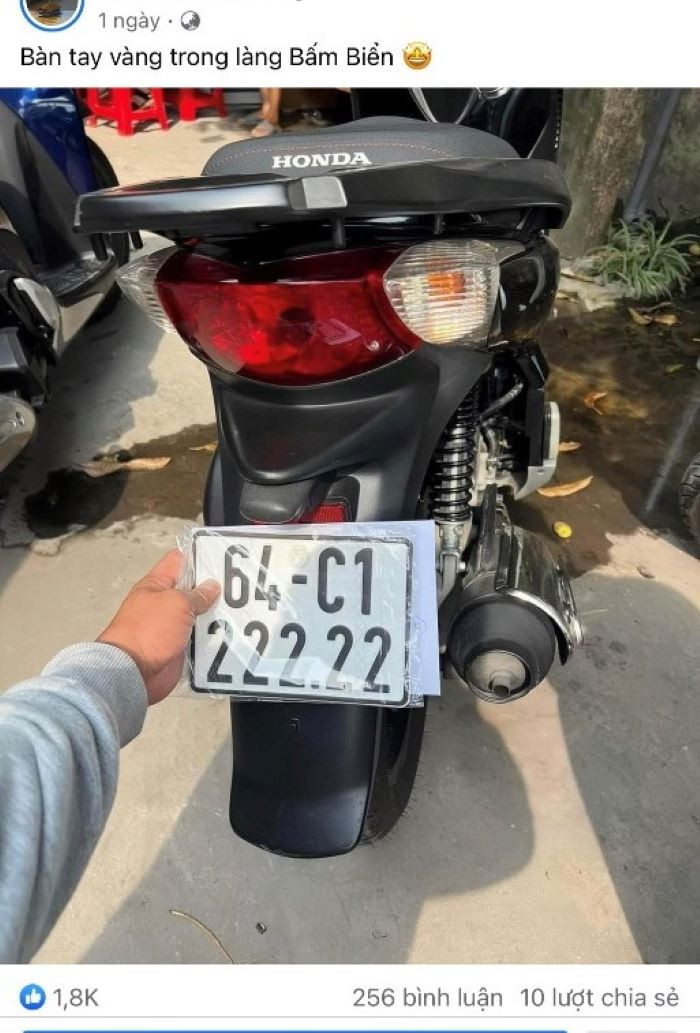 Hình ảnh được chia sẻ trên mạng xã hội.