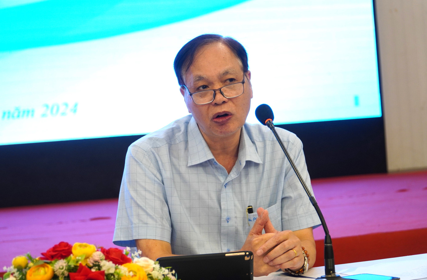 Ông Nguyễn Như Tiệp - Cục trưởng Cục Chất lượng, Chế biến và Phát triển thị trường - phát biểu tại hội nghị.