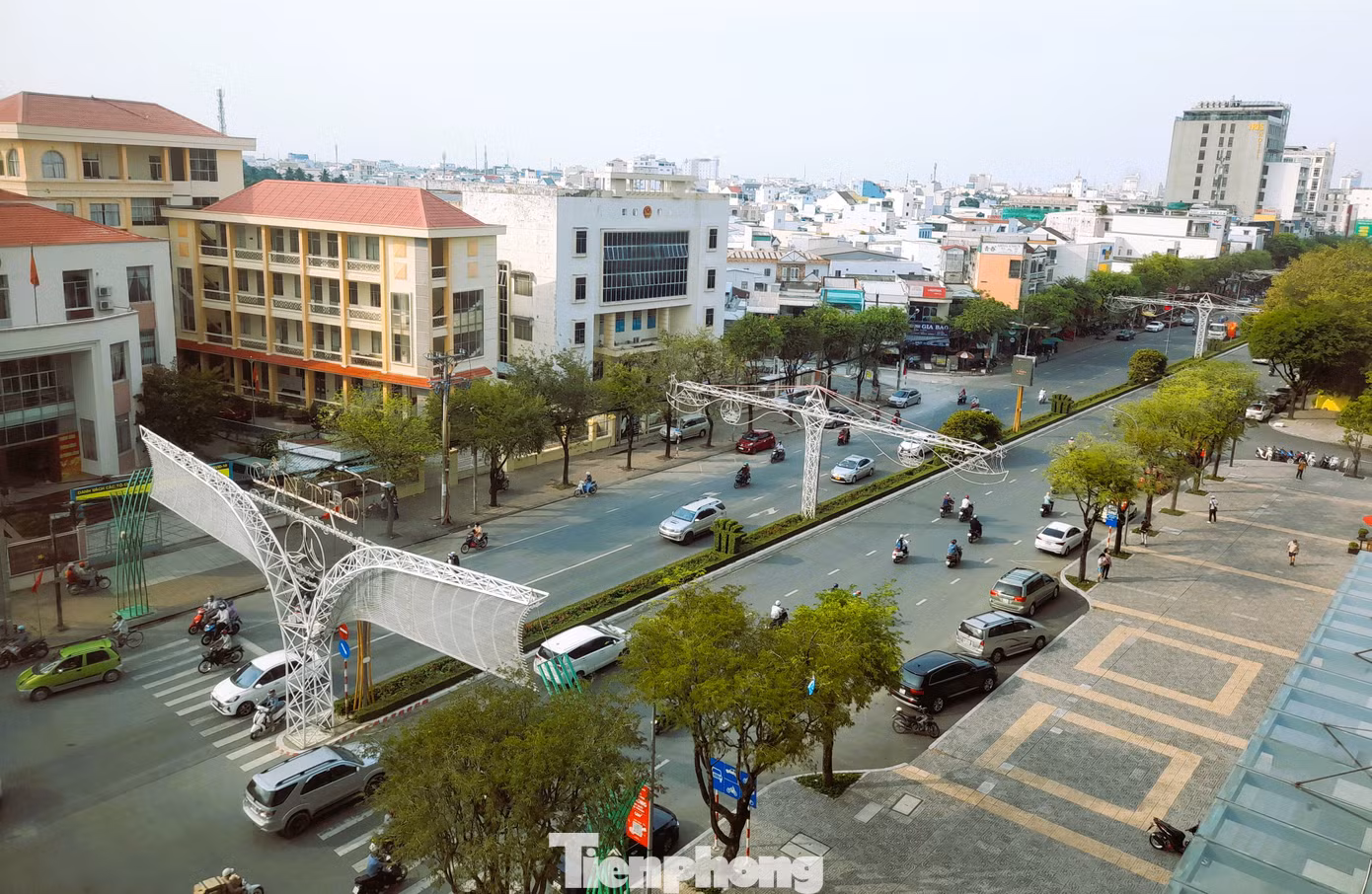 Một góc quận Ninh Kiều. Ảnh: CK