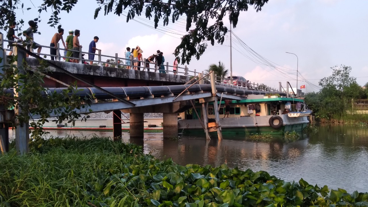 Hiện trường sự cố.